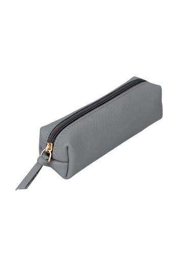 BloominBag Bloombox Gale Grey Leather Makeup Bag