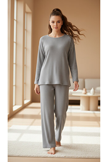 trendlina Knitwear Camisole Double Set