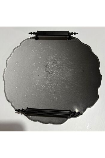 Pelince Colorful Epoxy Presentation and Serving Tray Series (Decorative - 25 cm)