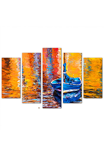 Generic Wall panel - Boat - 1557 - Divided into five graduated pieces - 1