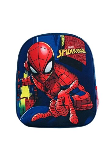 SPIDERMAN Kindergarten Backpack, 3 D, 3-6 years
