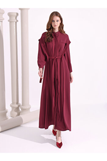 Store Wf Denim Stitched Dress