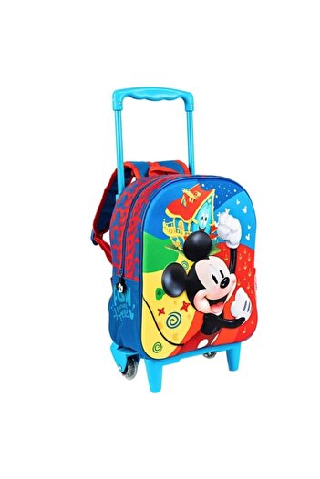 Disney Mickey Mouse Ghiozdan troller Disney Mickey Mouse, 3 D, 3-8 ani