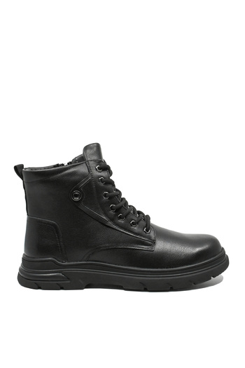 Mels Classic black men's boots made of genuine leather FNX 2630