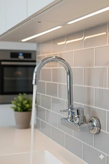 Boheme Mix Top-Outlet Applique Wall-Mounted Sink Faucet