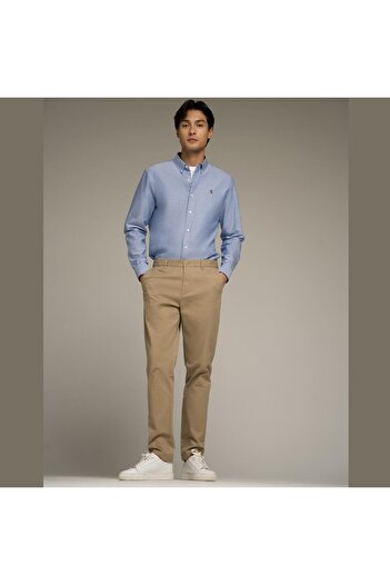 Giordano Men's Stretch Twill Khaki Pants