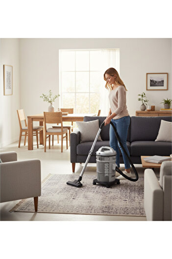 ALTIS Vacuum Cleaner, 25L Dust Capacity, Metal Body, Low Noise, Telescopic Tube, Dust Full Indica