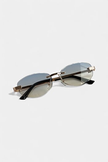 REN EYEWEAR Stella Gold Metal Laser Cut Oval Uv400 Protection Sunglasses Women Modern New Season