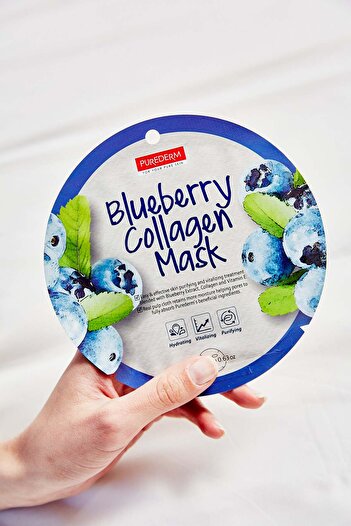 Purederm Blueberry Collagen Mask