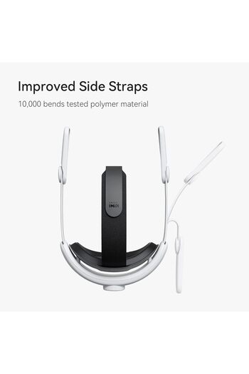 Kiwi Design Upgraded Elite Head Strap Compatible with Quest 2 Accessories for Enhanced Support and C