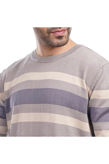 COUP Men Casual Sweater With Long Sleeves - Beige