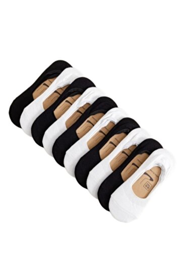 VEYA Casual Cotton Socks Set of 10 Pairs Black and White