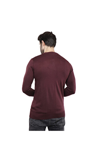 COUP Men Casual Sweater With Long Sleeves - Purple