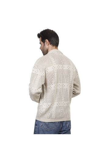 COUP Men Casual Sweater With Long Sleeves - Beige