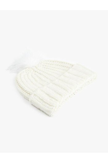 Koton Layered Pom Pom Detailed Knitted Beanie (Aw 25)