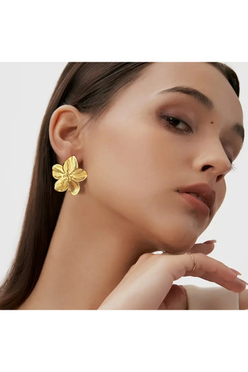 Estilo Lingerie Ultra Light Aria Flower Earrings Flower Earrings Daily Earrings Gift Earrings (1 Pair)