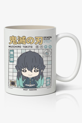 Toyaso Muichiro Tokito Demon Slayer Anime Themed White Mug Cup Gift for Friend Lover