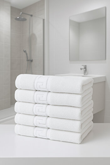 Truva Grup Set of 2 Greek Towels – 70x140 cm – 100% Cotton, 500g/sqm