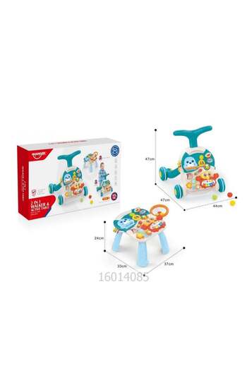 Generic 2-In-1 Multifunctional Sit-To-Stand Early Educational Child Activity Center Learning Baby Wa