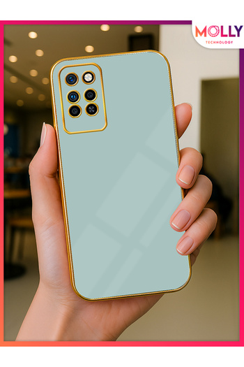 Molly Luxury Silicone Case with Black Edges and Gold Detail for Infinix Note 10 Pro