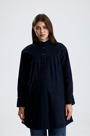 KATLİN MATERNİTY WEAR Maternity Cashmere Jacket, Wool Cotton Blend Fabric