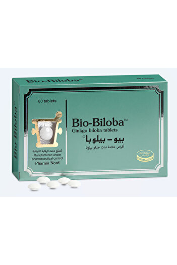 Pharma Nord Bio-Biloba - Standardized Ginkgo Biloba Extract 100 mg - 60 Tablets