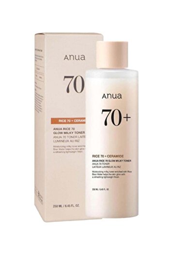 ANU Rice 70 Glow Milky Toner for Glass Skin and Brightening