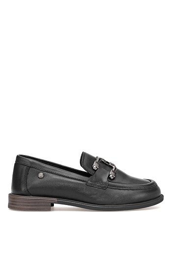 Mammamia D25Ka-3415 Women's Genuine Leather Casual Shoes Black