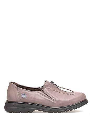 Mammamia D25Ka-845 Women's Genuine Leather Casual Shoes Mink