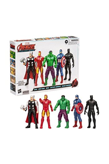Marvel Beyond Earth's Mightiest Multipack, Set of 6 Inch Action Figures and Accessories, Marv