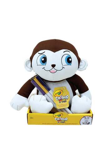 Crayola Colour Me Plush Monkey