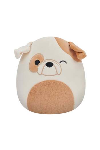 Squishmallows 7.5 inch Brock Winking Bulldog W/Fuzzy Belly , Officially Licensed Kellytoy Plush Toy,