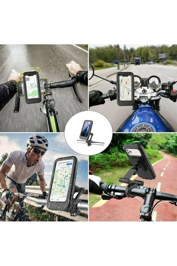 Generic Waterproof Bike Phone Mount | Ultra-Slim Design, AI Smart, Shockproof, Universal Fit