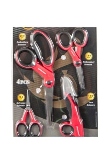 P Parla Scissors Set of Four (Color According to Stock Condition)