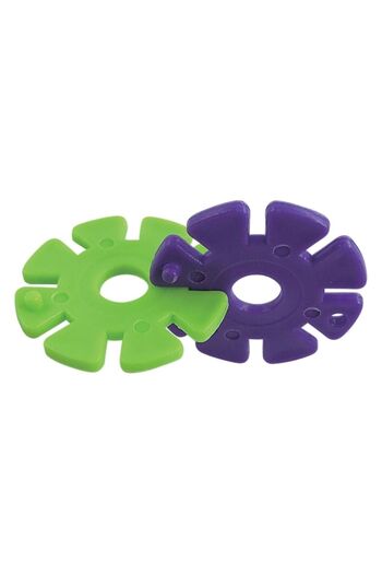 SHOPIENS Skill Game, Flower Pattern, Set of 100 Pieces, Multicolor, Plastic, MYONNA IT & E- COMMERCE ®