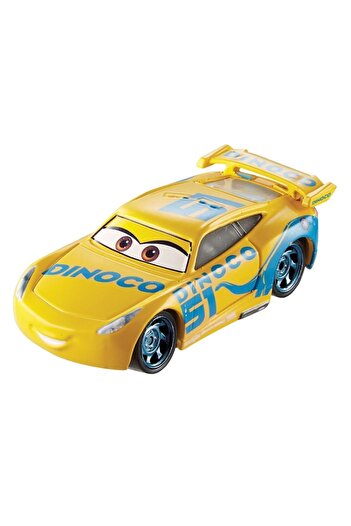 SHOPIENS Set Masini Jucarie Mattel Cars, Lightning McQueen, Dinoco Cruz Ramirez, Jackson Storm, Multicolor, S