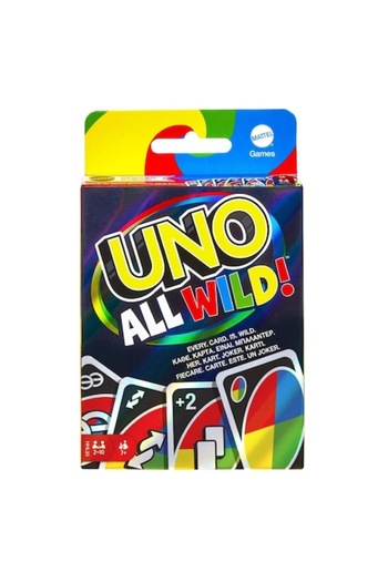 SHOPIENS Joc de Societate Mattel UNO All Wild, Set 112 Carti, Multicolor, MYONNA IT & E- COMMERCE ®