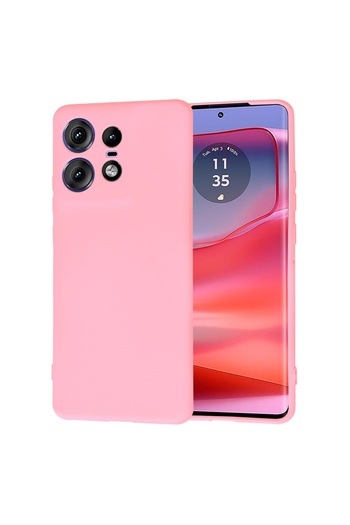 Techsuit Cover for Motorola Edge 50 Pro - SoftFlex - Chalk Pink