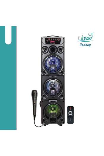 DLC Free shipping Attractive illuminated speaker with microphone and remote from