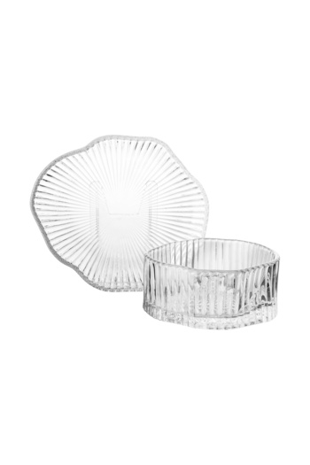 casa rosa 12-piece glass dessert serving set