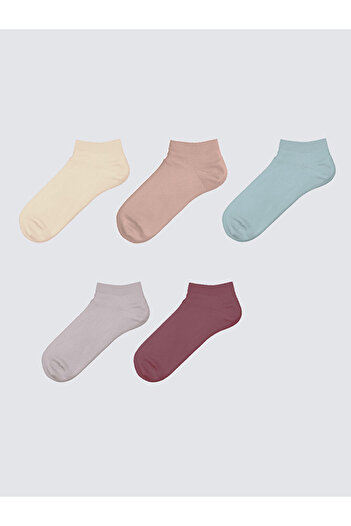LC Waikiki Create Your Style from Uzg Store |   Women's Plain Booties Socks 5-Piece