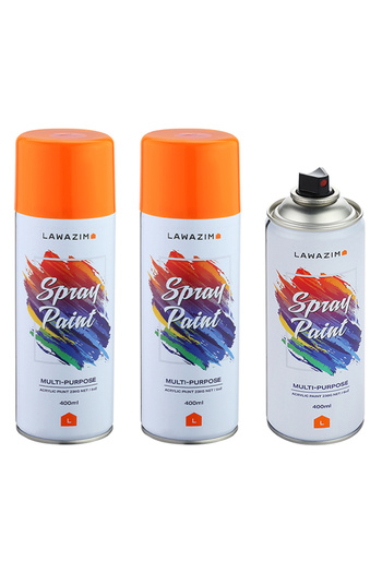 Lawazim Spray Paint Set 3 Piece - Multi-Surface 400ml Quick-Drying Paint for Indoor and Outdoor Use