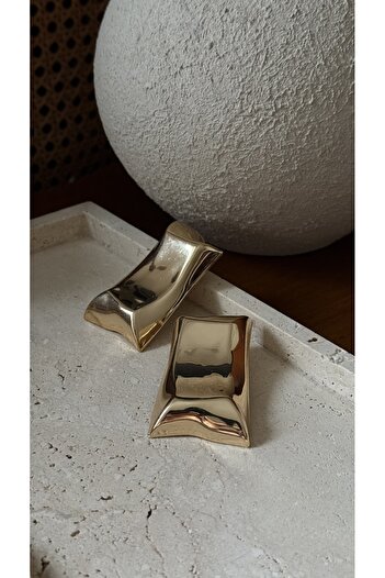 Muse Sister Asymmetrical Plate Earrings
