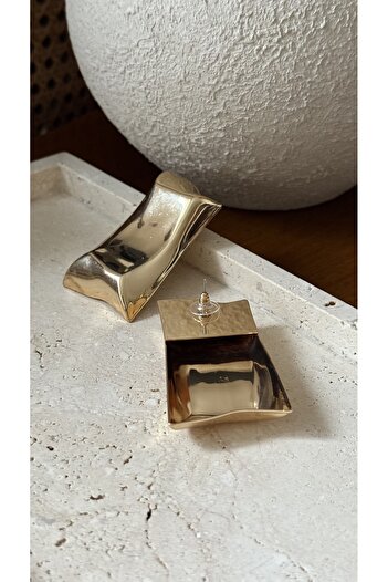 Muse Sister Asymmetrical Plate Earrings