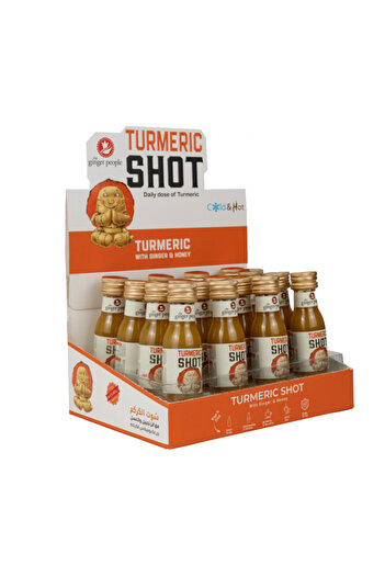 The Ginger People Turmeric Shot | Premium Turmeric Beverage | Natural Turmeric Ginger Honey Lemon Juice 30ml (16)