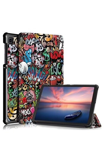 Other Graphic Smart Case for Samsung Galaxy Tab A7 Lite 8.7 T220/T225 (Graffiti)