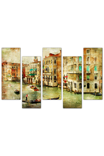 Generic Wall panel - Venice - 950 - divided into five graduated pieces - 2
