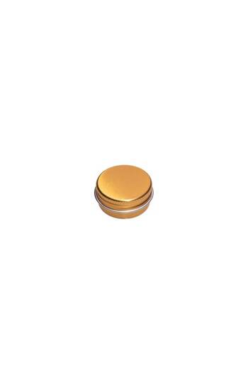 DROPY Aluminum box-type cosmetic container for creams, lotions or gels 10 g, orange