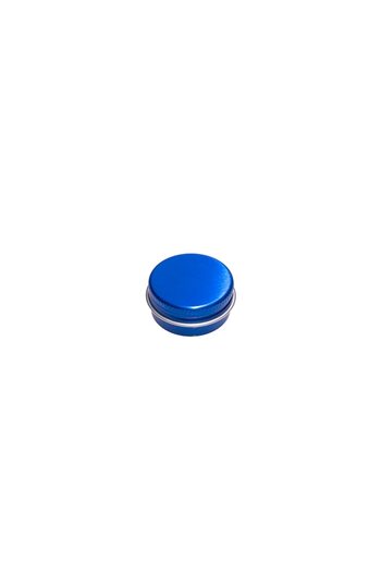 DROPY Aluminum box-type cosmetic container for creams, lotions or gels 10 g, blue