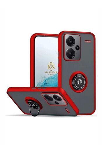 Massemr Xiaomi Redmi Note 13 Pro Plus Compatible Magnetic Silicone Protective Phone Case Premium Cover